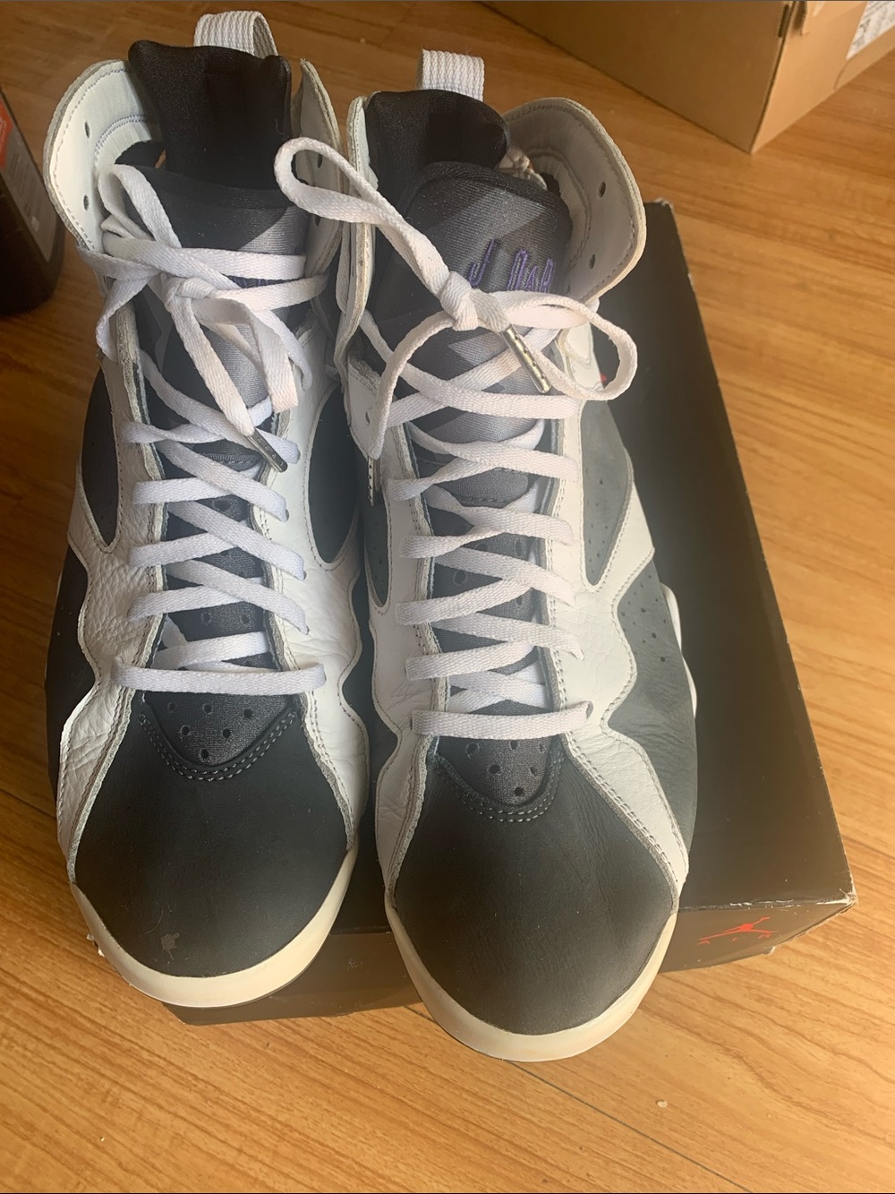 Jordan High-Top Sneakers - Black, White
